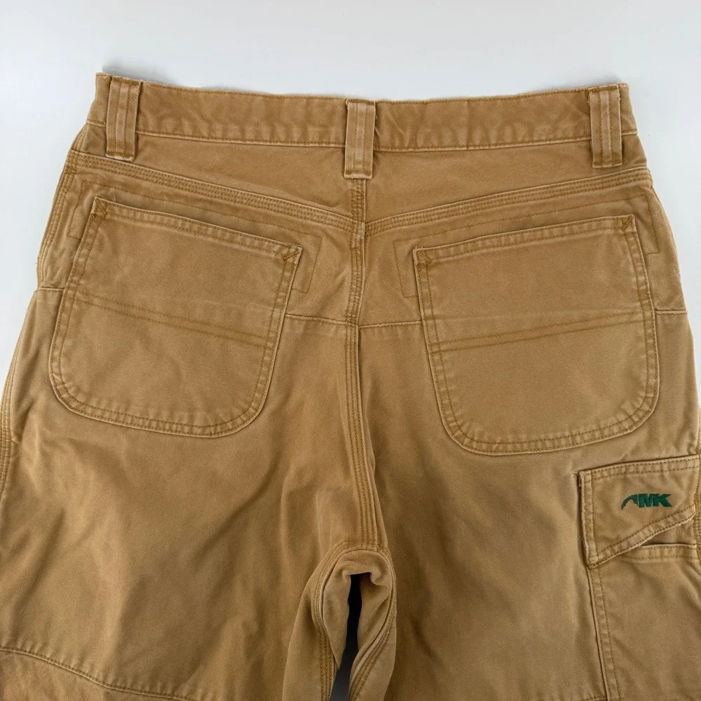 Mountain Khakis Alpine Utility Pant Mens 32x34 Brown Double Knee Canvas Workwear